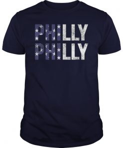 Philly USA Flag July 4th Shirt