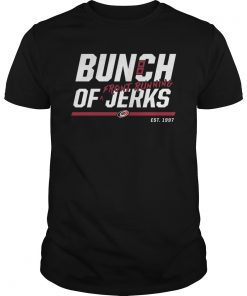 Carolina Hurricanes Bunch Of Jerks Front Running ClassicShirt