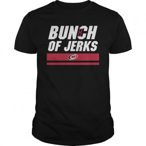 Hurricanes Bunch Of Jerks Front Running T-Shirts New Pro!