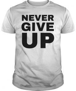 Liverpool Chapion, Mohamed Salah Never Give Up Tshirt Men Women QuoTes