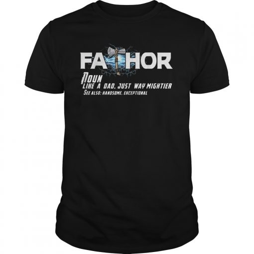 New FATHOR definition Viking Fa-Thor Father's Day Tshirts