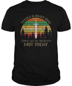 Retro Vintage Death Not Today T Shirts