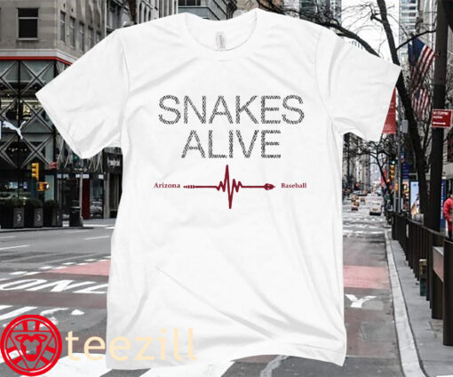 Snakes Alive T-Shirt Arizona Baseball