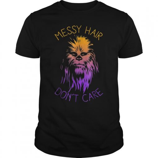 Star Wars Chewbacca Messy Hair Don't Care T-Shirt