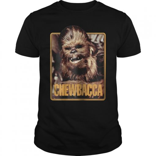 Star Wars Chewbacca Vintage Trading Card Retro T-Shirt