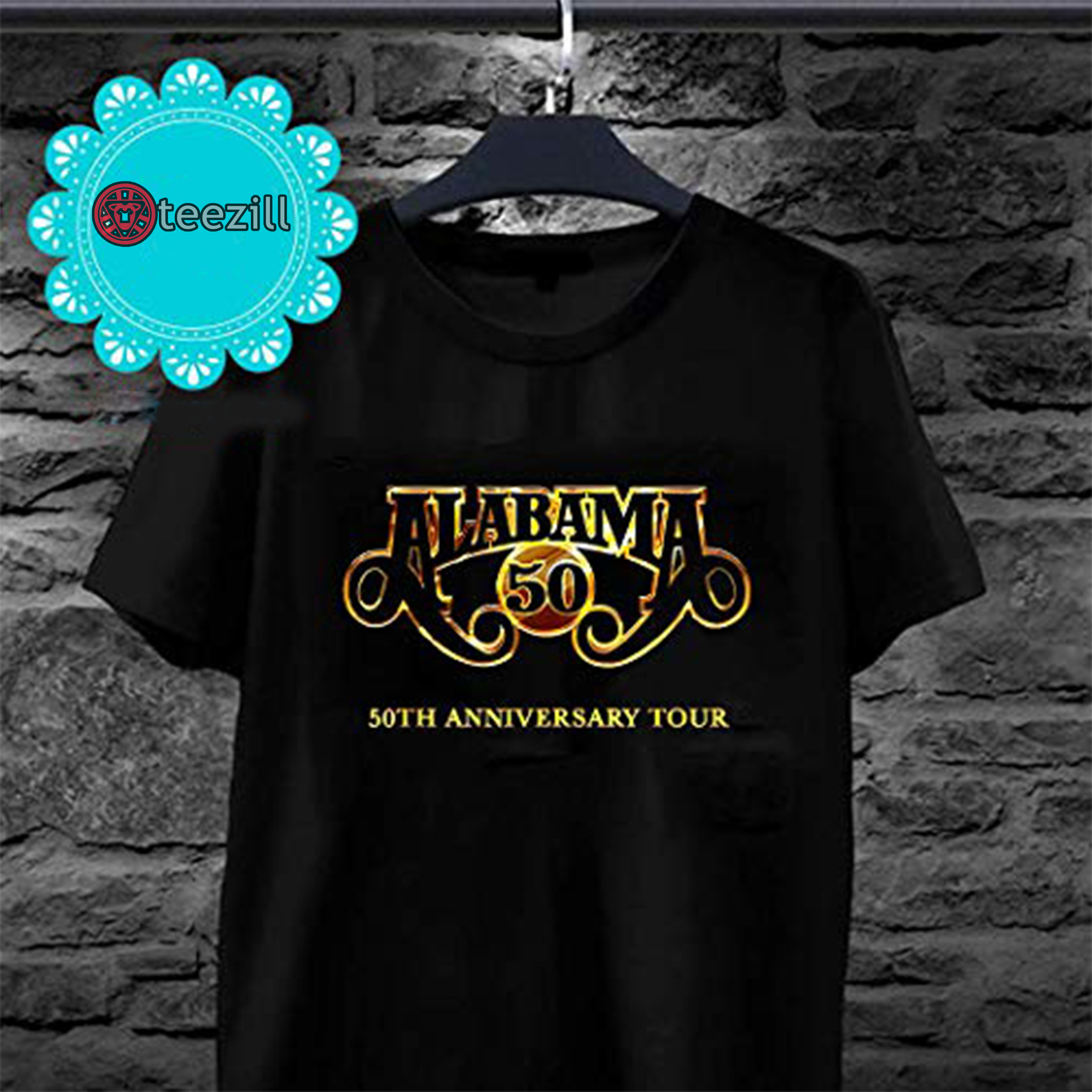 alabama 50th anniversary tour shirt