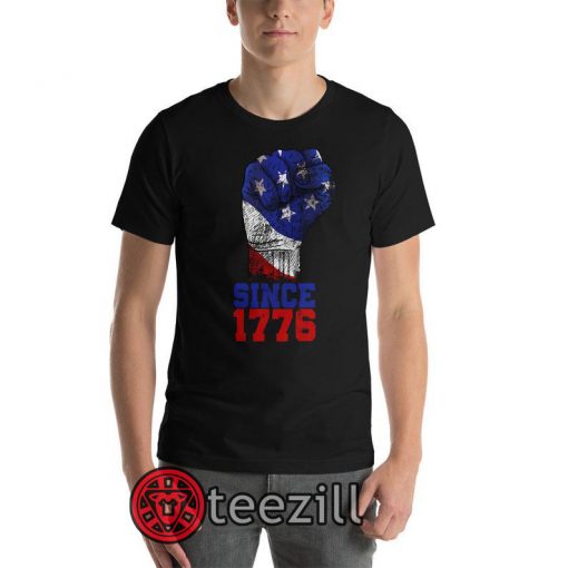America Since 1776 T Shirt 4th July Independence Day - Memorial Day Shirt - Labor Day - Presidents day - Vintage USA Flag