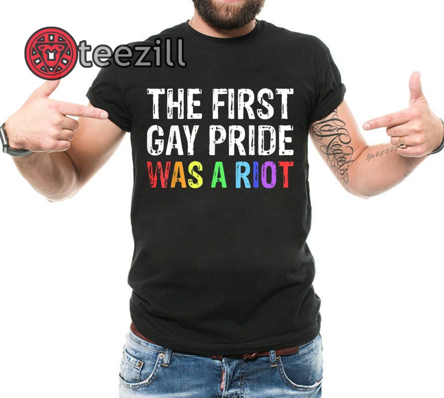 The First Gay Pride Lgbt Pride Shirt Gay Pride Rainbow Lgbt T Shirt 7031