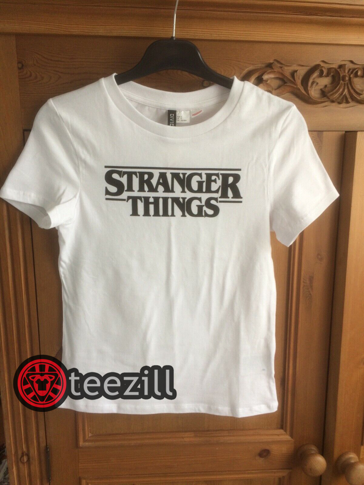 Stranger Things White Official T shirt - teezill