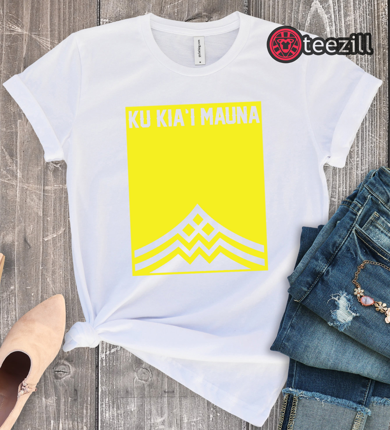 Ku Kiai Mauna Shirt Classic T-shirt - Teezill