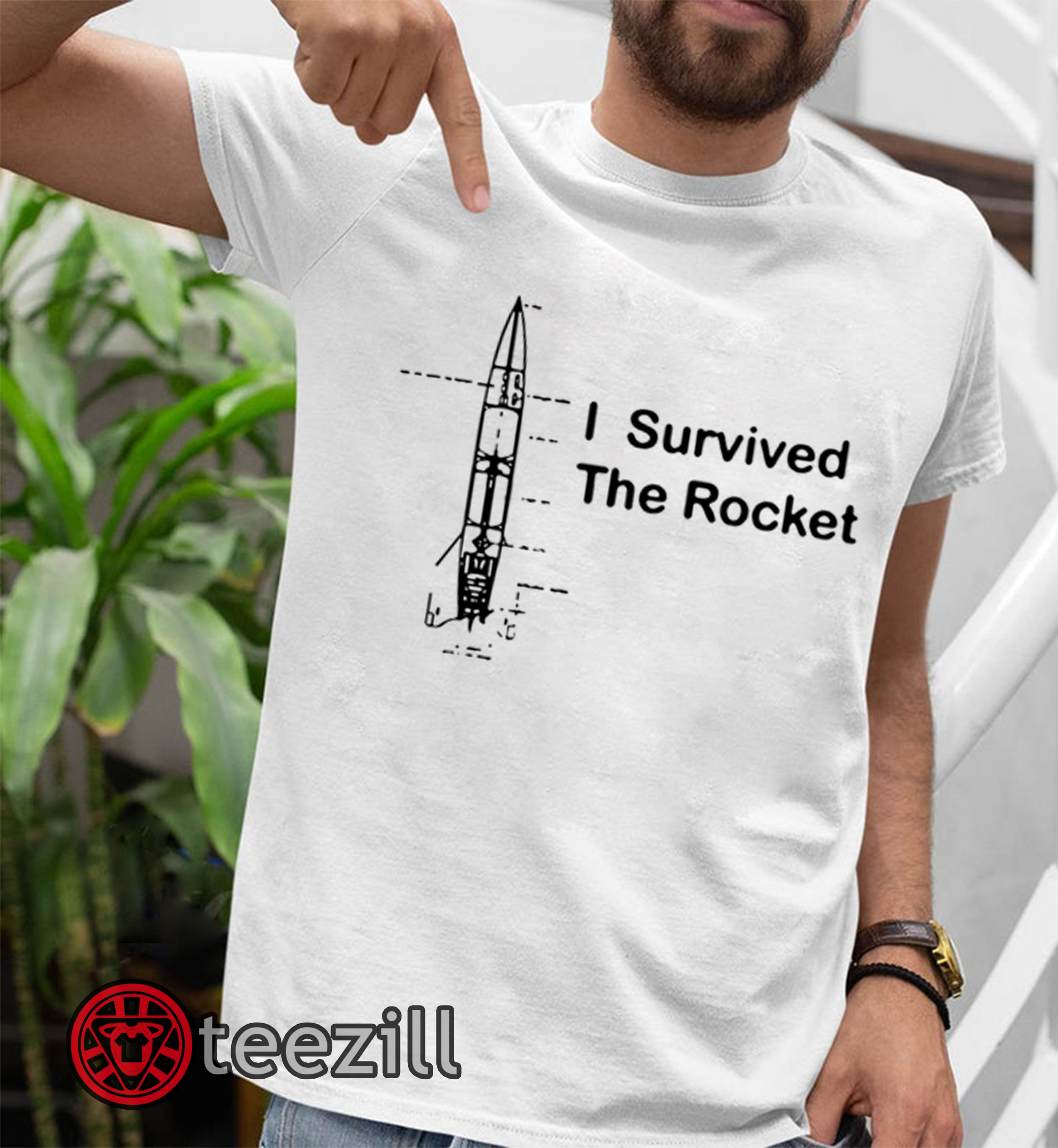 i survived the rocket tee shirt