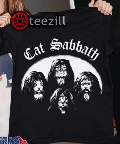 Cat Sabbath Shirt Black Sabbath Cat Sabbath T-Shirt