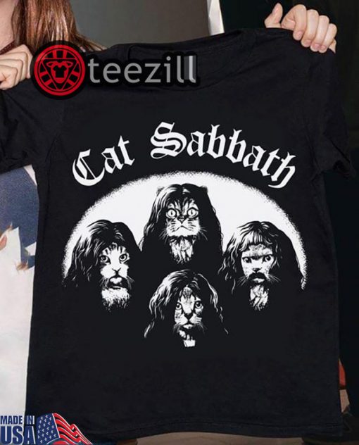 Cat Sabbath Shirt Black Sabbath Cat Sabbath T-Shirt