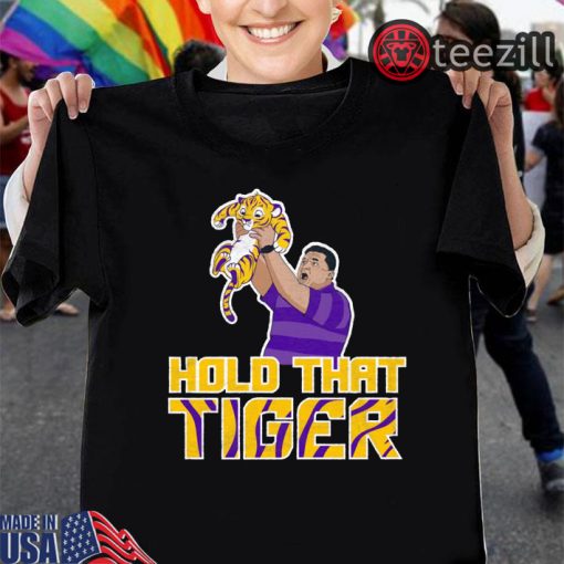 Hold That Tiger Shirt Pardon My Take Podcast T-Shirts