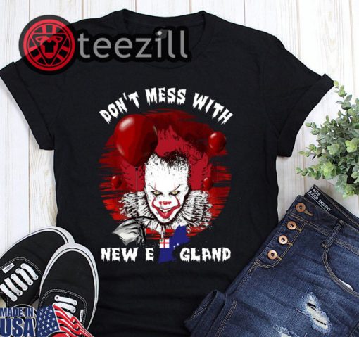 IT pennywise don’t mess with england halloween shirt