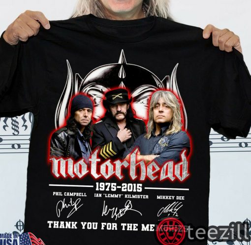 Motorhead-Thank You For The Memories 1975-2015 Shirt