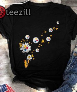 Official NFL pittsburgh steelers butterfly shirt