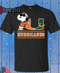 Snoopy Miami Hurricanes Gift T-Shirt