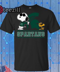 Snoopy Michigan State Spartans Gift Shirt