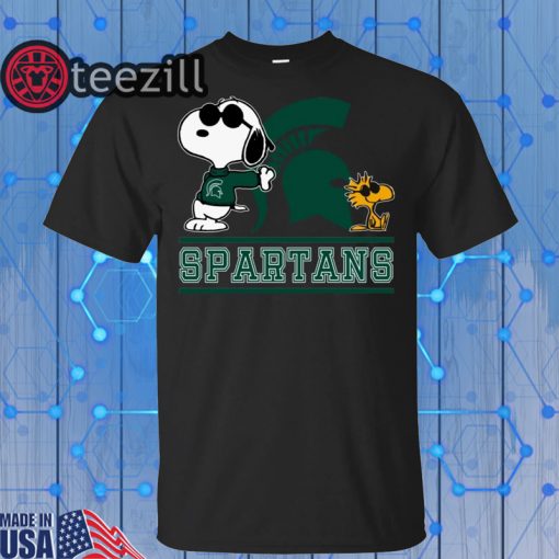 Snoopy Michigan State Spartans Gift Shirt