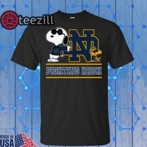 Snoopy Notre Dame Fighting Irish Gift Shirt