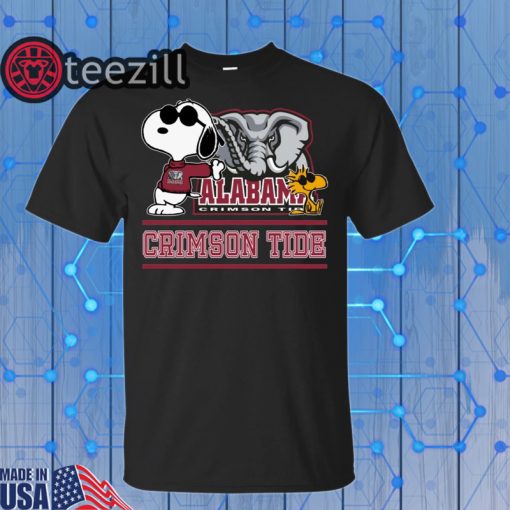 Snoopy University Alabama Crimson Tide Gift Shirt