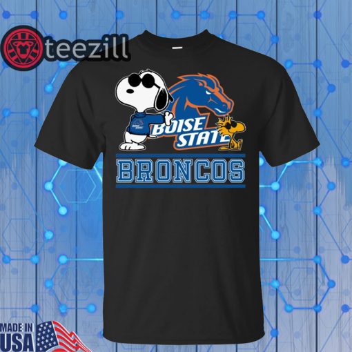 Snoopy University Boise State Broncos Gift Shirt