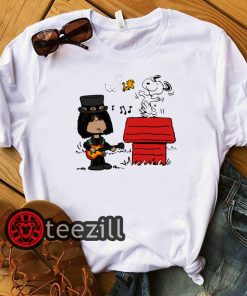 The peanuts snoopy and slash shirt