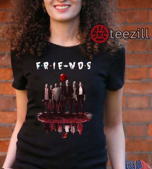 It Chapter Two Characters Friends Water Reflection Shirt Halloween Friends TV Show Tshirt
