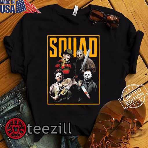Halloween Squad Shirt, Horror Squad Shirt, Slasher Squad, Slasher Shirts, Jason