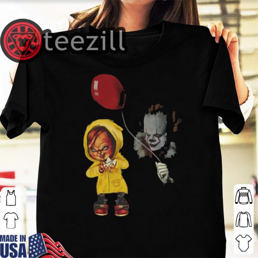 Chucky and Pennywise Halloween T Shirt