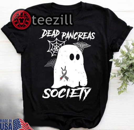 Dead Pancreas Society Halloween Ghost Shirt