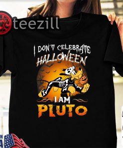 Disney Halloween I Don't Celebrate Halloween I Am Pluto Kids T-shirt