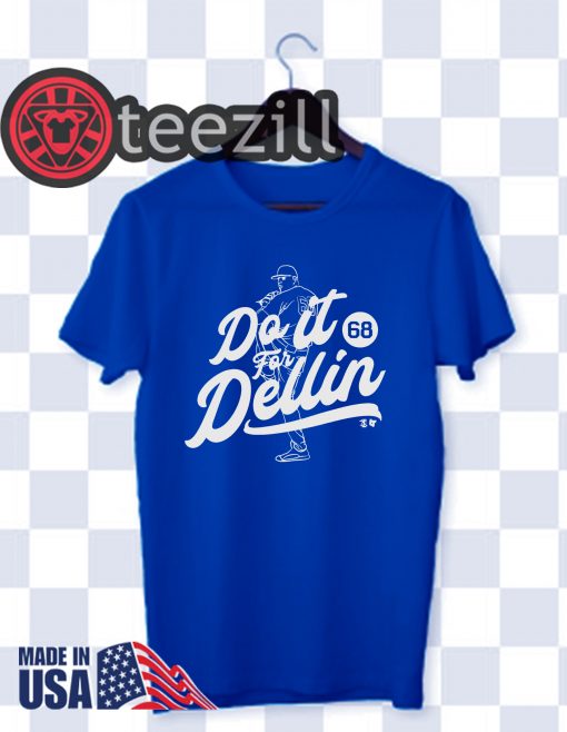 Do It For Dellin Blue Shirt
