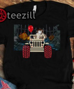 Halloween 2019 pennywise and jeep shirt