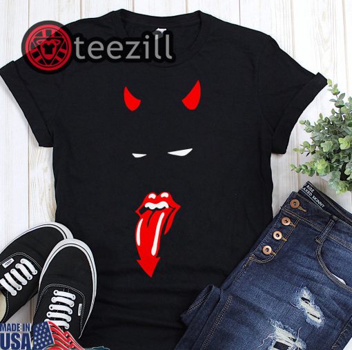 Halloween Devil Rolling Stones Shirt