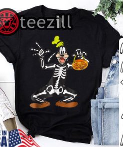 Halloween Disney Goofy Skeleton Shirts