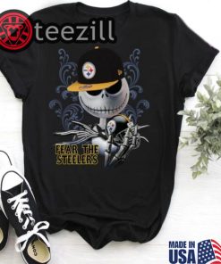 Halloween Jack Skellington fear the Pittsburgh Steelers shirt