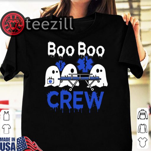 Halloween boo boo crew ghost paramedic shirt
