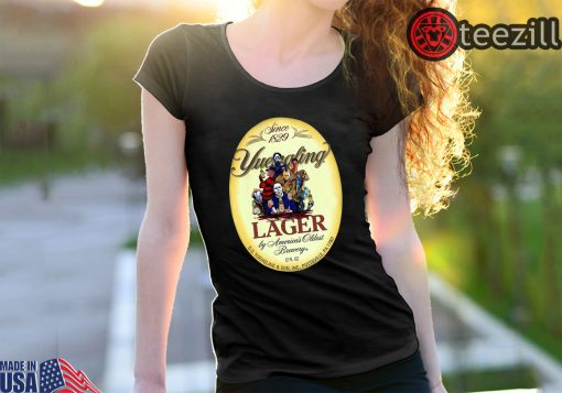Horror character movie Since 1829 Yuengling Lager by America's oldest brewery halloween shirt