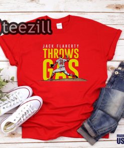 Jack Flaherty Shirt Flaherty Throws Gas St. Louis MLBPA Gift