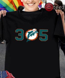 Miami Dolphins 305 Shirt