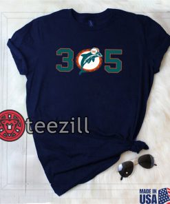 Miami Dolphins 305 Shirt Miami Dolphins 305 T Shirt