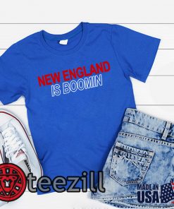 New England Is Boomin Blue Shirt