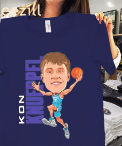Premium Kon Knueppel Big Head Caricature Charlotte Hornets Tee Shirt Shirt