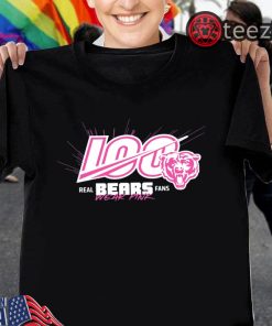 Real Bears Fans Wear Pink 2019 Shirt Chicago Bears T Shirt