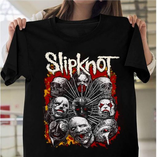 Slipnot Characters Halloween Style T-Shirt