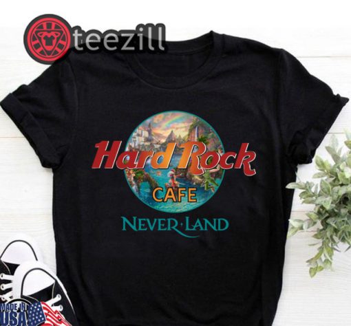 The hard rock cafe neverland shirt