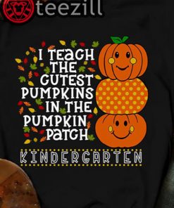 I Teach The Cutest Pumpkins In The Patch High School Teacher Cute Pumpkin Faces Halloween T Shirt