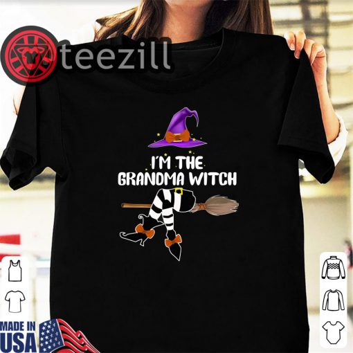 Women I'm The Grandma Witch Halloween Shirt
